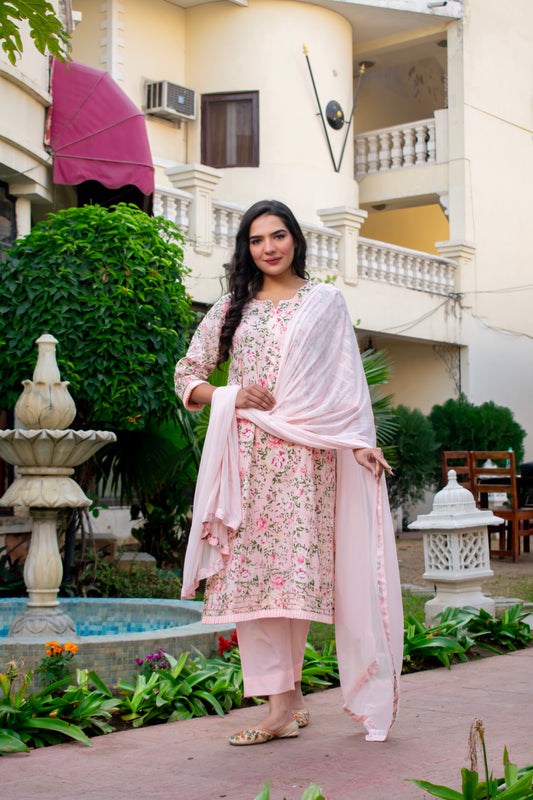 Pink Kurta Set 