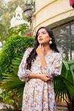 Brown Floral Dresses 